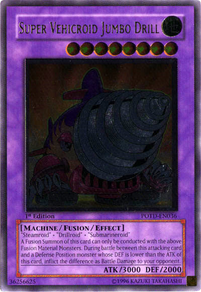 Super Vehicroid Jumbo Drill - POTD-EN036 - Ultimate Rare - 1st Edition available at 401 Games Canada