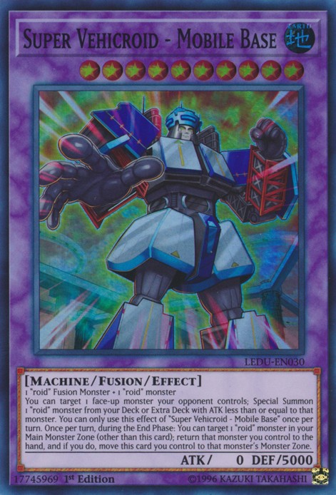 Super Vehicroid - Mobile Base - LEDU-EN030 - Super Rare - 1st Edition available at 401 Games Canada