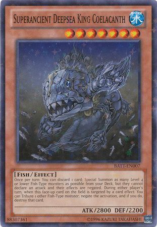 Superancient Deepsea King Coelacanth - BATT-EN007 - Starfoil Rare available at 401 Games Canada