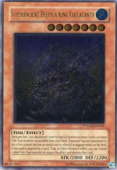 yugioh coelacanth deck 401 Games Canada - Superancient Deepsea King Coelacanth - PTDN-EN034 - Ultimate Rare