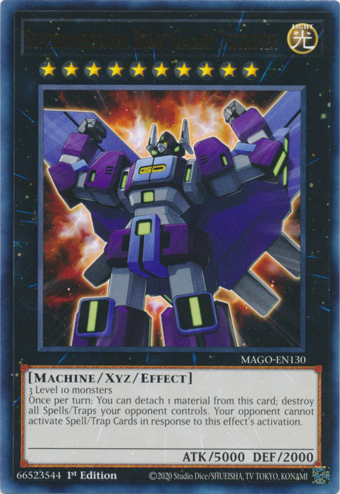 Superdimensional Robot Galaxy Destroyer - MAGO-EN130 - Rare - 1st Edition available at 401 Games Canada