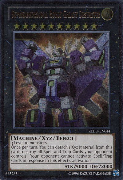 Superdimensional Robot Galaxy Destroyer - REDU-EN044 - Ultimate Rare - Unlimited available at 401 Games Canada