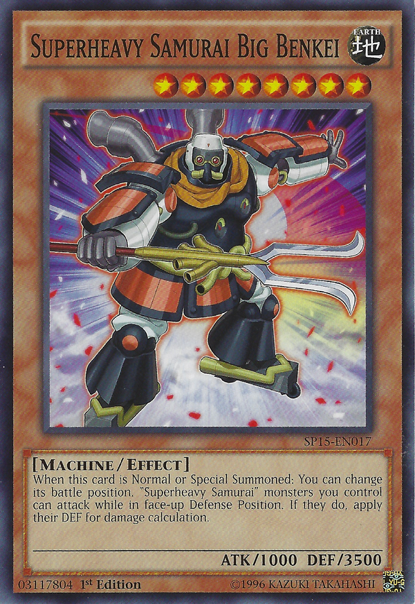 Superheavy Samurai Big Benkei - SP15-EN017 - Common - 1st Edition available at 401 Games Canada