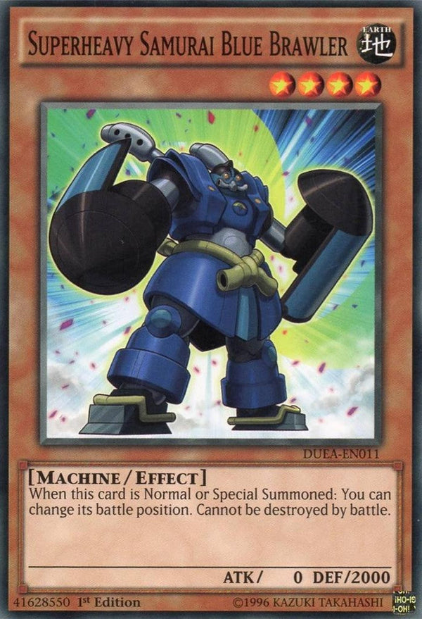 Superheavy Samurai Blue Brawler - DUEA-EN011 - Common - 1st Edition available at 401 Games Canada