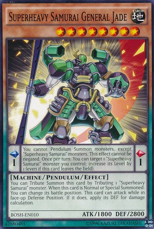 Superheavy Samurai General Jade - BOSH-EN010 - Common - Unlimited available at 401 Games Canada