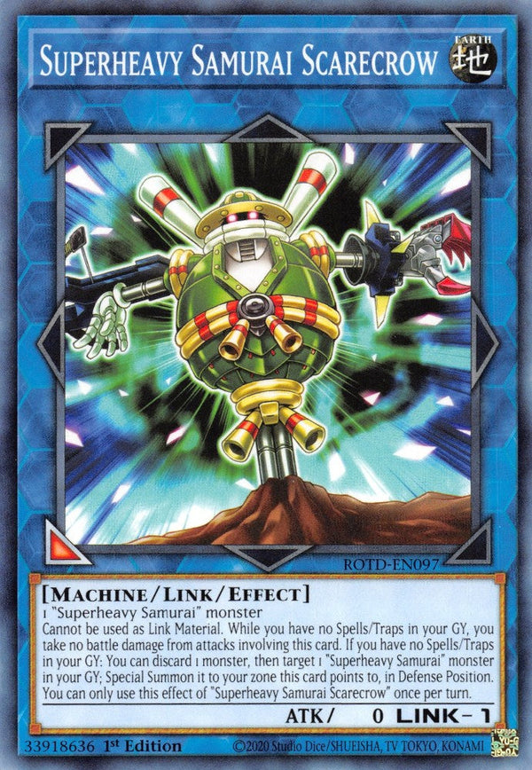 Superheavy Samurai Scarecrow - ROTD-EN097 - Common - 1st Edition available at 401 Games Canada
