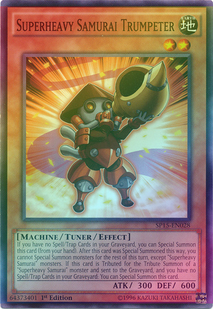 Superheavy Samurai Trumpeter - SP15-EN028 - Shatterfoil Rare - 1st Edition available at 401 Games Canada