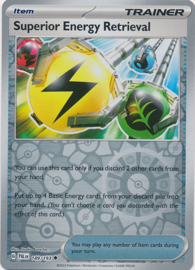 Superior Energy Retrieval - 189/193 - Uncommon - Reverse Holo available at 401 Games Canada