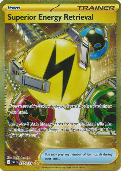 Superior Energy Retrieval - 277/193 - Gold Secret Rare available at 401 Games Canada