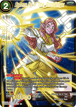 Supreme Kai of Time, Prism Bringer - EX19-23 - Expansion Rare available at 401 Games Canada