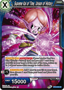 Supreme Kai of Time, Unison of History - BT10-034 - Uncommon (FOIL) (Reprint) available at 401 Games Canada