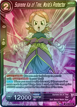 Supreme Kai of Time, World's Protector - BT3-113 - Common (Foil) available at 401 Games Canada