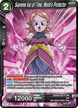 Supreme Kai of Time, World's Protector - BT3-113 - Common available at 401 Games Canada