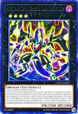 Supreme King Dragon Dark Rebellion - COTD-EN041 - Rare - Unlimited available at 401 Games Canada