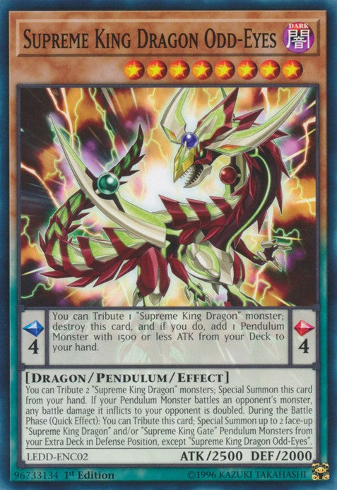 Supreme King Dragon Odd-Eyes - LEDD-ENC02 - Common - 1st Edition available at 401 Games Canada