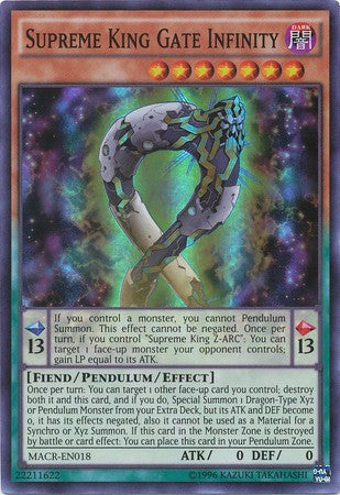 Supreme King Gate Infinity - MACR-EN018 - Super Rare - Unlimited available at 401 Games Canada