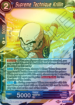 Supreme Technique Krillin - BT8-030 - Uncommon (FOIL) available at 401 Games Canada