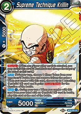 Supreme Technique Krillin - BT8-030 - Uncommon available at 401 Games Canada