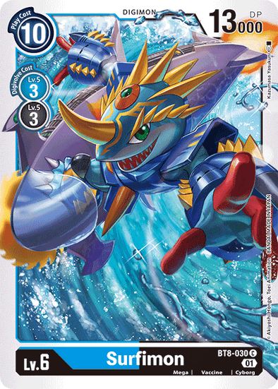 Surfimon - BT8-030 - Common available at 401 Games Canada