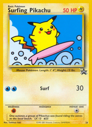 Surfing Pikachu - 28 - Promo available at 401 Games Canada