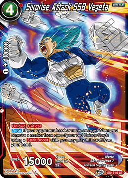 Surprise Attack SSB Vegeta - SD15-05 - Starter Rare available at 401 Games Canada