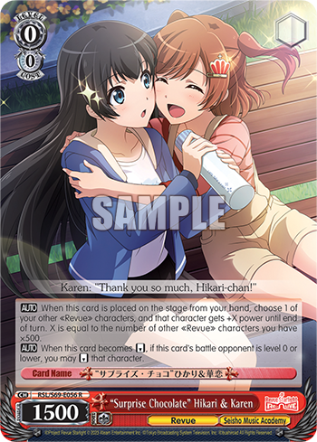 "Surprise Chocolate" Hikari & Karen - RSL/S69-E056 - Rare available at 401 Games Canada