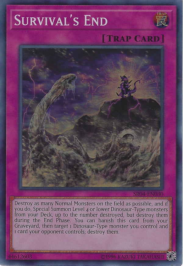 Survival's End - SR04-EN030 - Super Rare - Unlimited available at 401 Games Canada