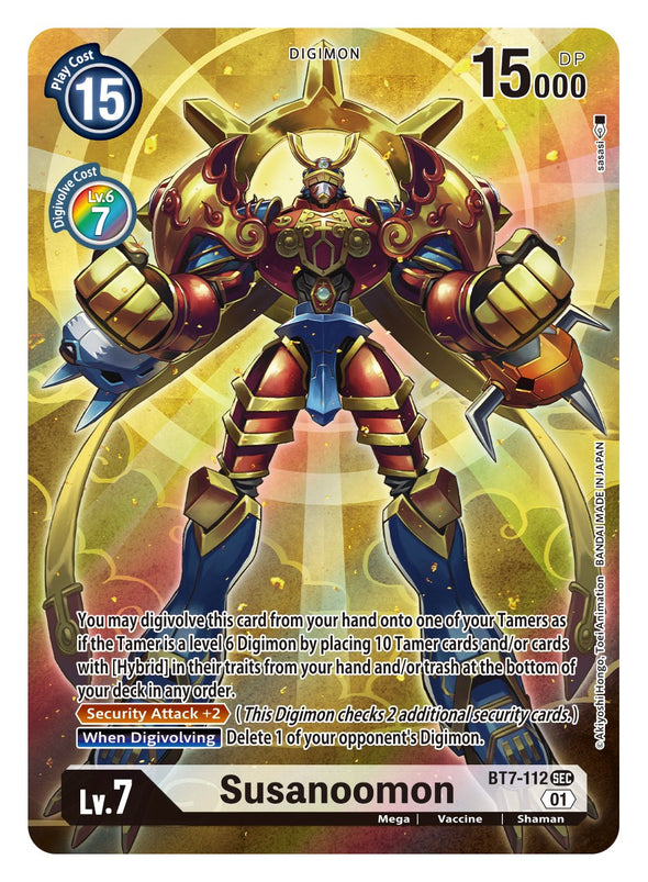 Susanoomon (Alternate Art) - BT7-112 - Secret Rare available at 401 Games Canada