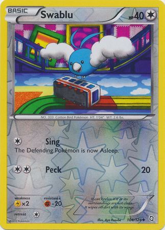 Swablu - 104/124 - Uncommon - Reverse Holo available at 401 Games Canada