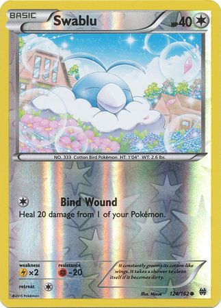 Swablu - 124/162 - Common - Reverse Holo available at 401 Games Canada