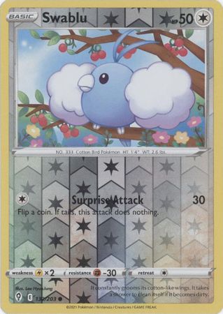 Swablu - 132/203 - Common - Reverse Holo available at 401 Games Canada