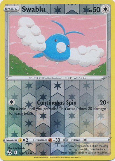 Swablu - 142/195 - Common - Reverse Holo available at 401 Games Canada