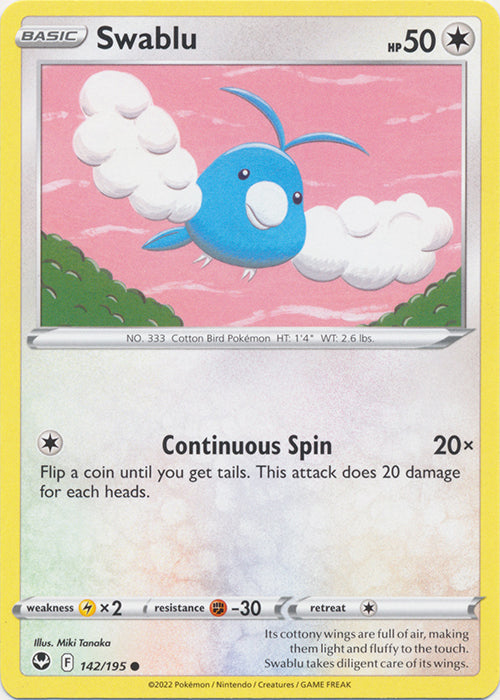 Swablu - 142/195 - Common available at 401 Games Canada