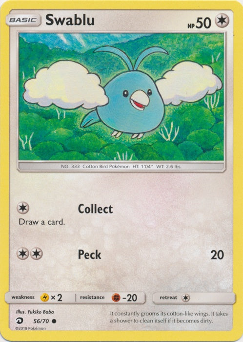 Swablu - 56/70 - Common available at 401 Games Canada