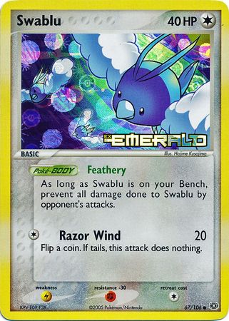 Swablu - 67/106 - Common - Reverse Holo available at 401 Games Canada