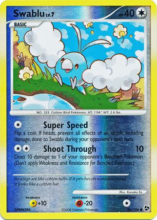 Swablu - 86/106 - Common - Reverse Holo available at 401 Games Canada