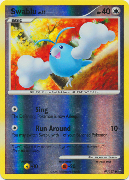 Swablu - 97/127 - Common - Reverse Holo available at 401 Games Canada