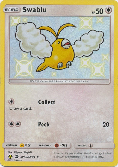 Swablu - SV42/SV94 - Shiny Rare available at 401 Games Canada