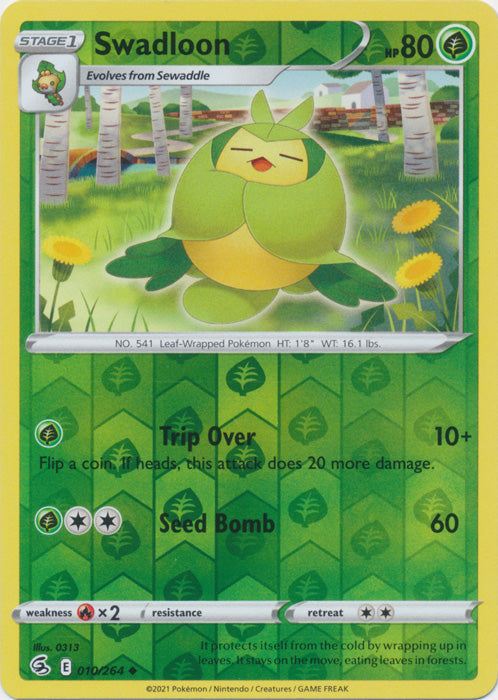 Swadloon - 010/264 - Uncommon - Reverse Holo available at 401 Games Canada