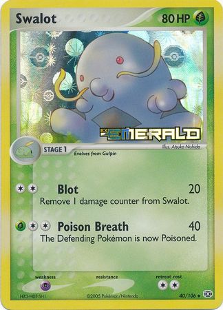 Swalot - 40/106 - Uncommon - Reverse Holo available at 401 Games Canada