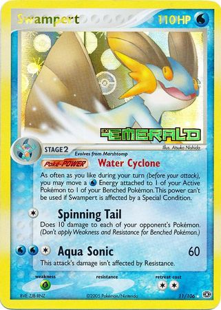 Swampert - 11/106 - Holo Rare - Reverse Holo available at 401 Games Canada