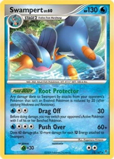 Swampert - 12/147 - Rare - Theme Deck Exclusive available at 401 Games Canada