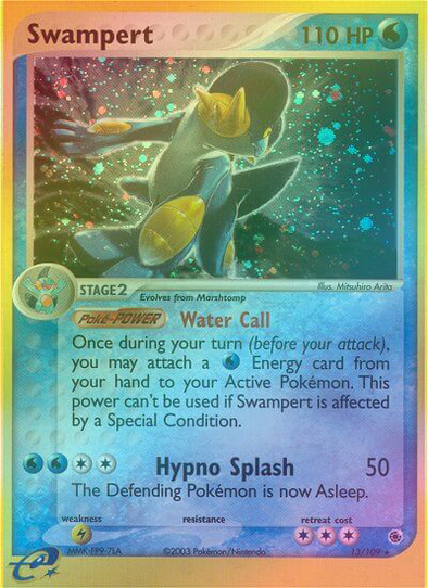 Swampert - 13/109 - Holo Rare - Reverse Holo available at 401 Games Canada