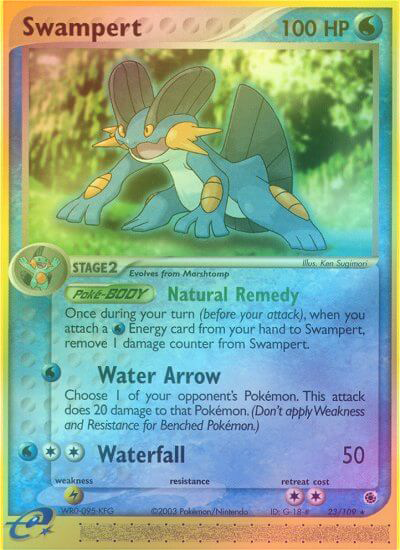 Swampert - 23/109 - Rare - Reverse Holo available at 401 Games Canada