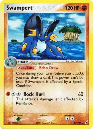 Swampert - 27/100 - Holo Rare - Theme Deck Exclusive available at 401 Games Canada