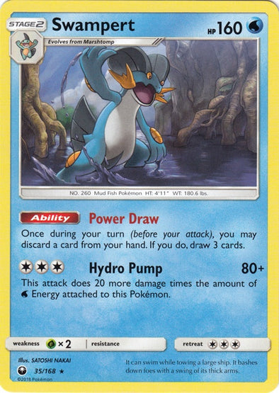 Swampert - 35/168 - Rare available at 401 Games Canada