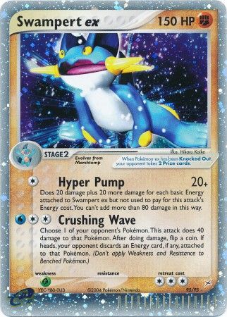 Swampert ex - 95/95 - Ultra Rare available at 401 Games Canada