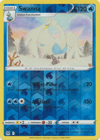 Swanna - 047/196 - Uncommon - Reverse Holo available at 401 Games Canada