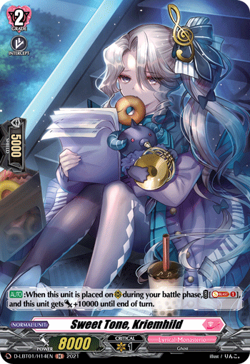 Sweet Tone, Kriemhild - D-LBT01/H14 - Holo Rare available at 401 Games Canada