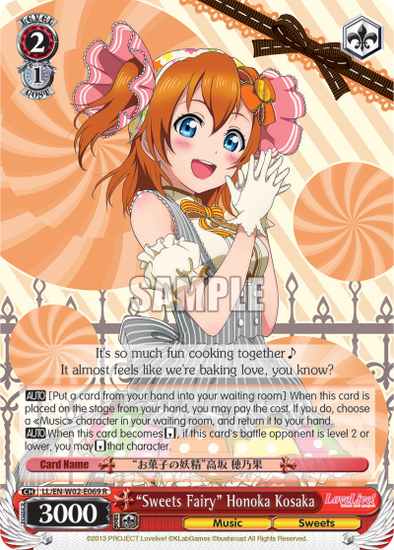 "Sweets Fairy" Honoka Kosaka - LL/EN-W02-E069 - Rare available at 401 Games Canada